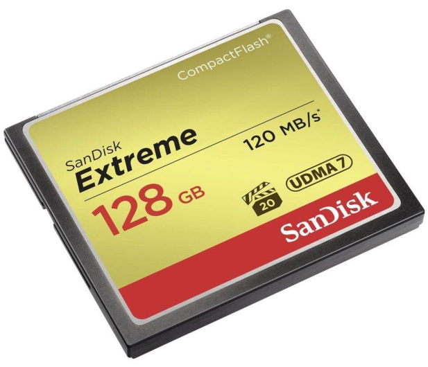 SANDISK Karta pamięci CompactFlash 128GB 120MB/s SDCFXSB-128G-G46 - 382168 - zdjęcie 3